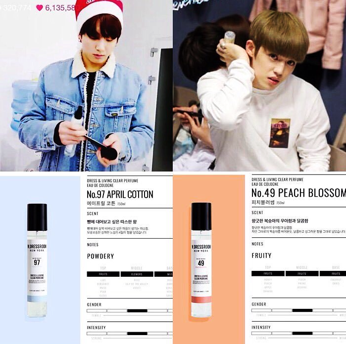 Parfum w dressroom yang dipakai artis korea new arrivals